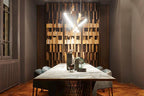 Modern Simple Aluminum Waving Chandelier