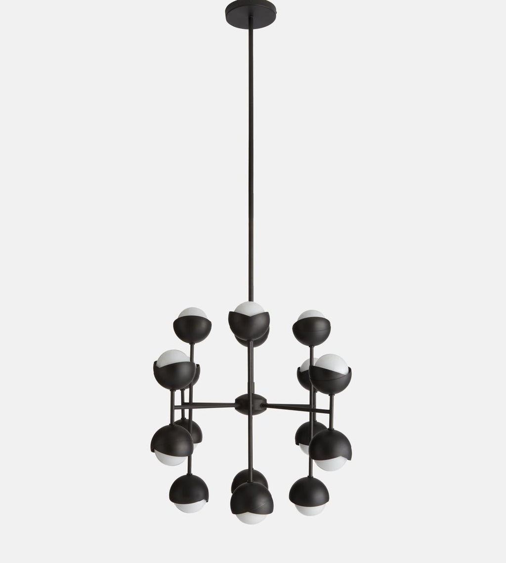 Seed Blackened Brass Chandelier 63-Inchh