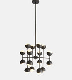 Seed Blackened Brass Chandelier 63-Inchh