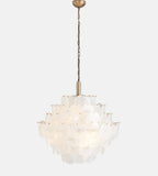 Elba Glass Large Chandelier