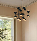 Seed Blackened Brass Chandelier 63-Inchh