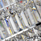 Chrome / Silver / Gold Extra Large Chandelier for Foyer Living Room Staircase Crystal Ceiling Lighting