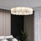 Halos Alabaster Round / square Chandelier