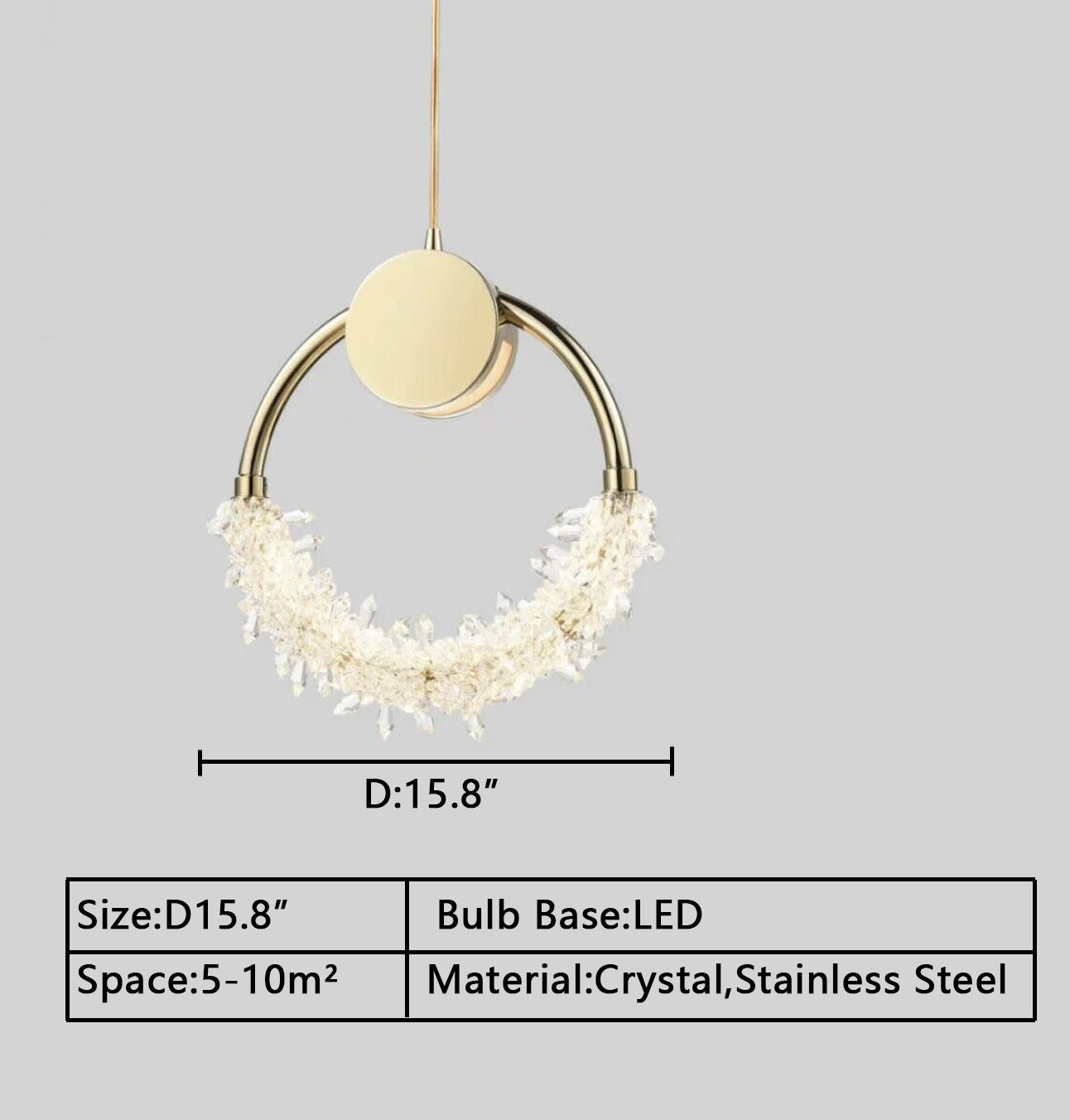 Modern Crystal Butterfly Pendant Light with Gold / chrome Finish Stainless Steel Frame LED