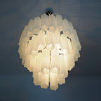 Murano Glass Chandelier – 48 Tubes – Matte White