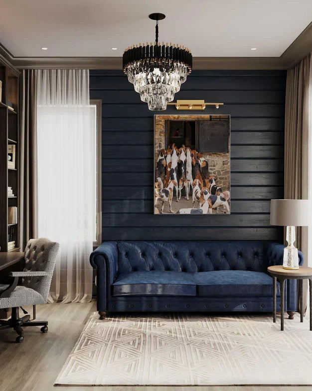 Modern Luxury Multi-Tier Oval / round Crystal Tiered Chandelier