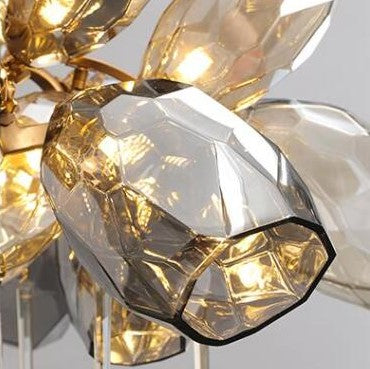 Glass Chandelier Italian Light Luxury Light for Dining Room / living Room