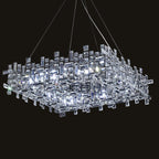 New Italian Style Light Luxury Villa Duplex Designer Luxury Crystal Chandelier for Dining / living Room /