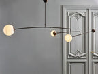 Alabaster Triple Mobile Chandelier