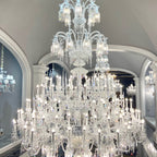 Luxury Large Multi Candles Chandelier Islam Crystal Ceiling Lighting for Living Room / Hall Decoration