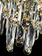 Foyer Staircase Chandelier Luxury K9 Crystal Ceiling Light for Living Room / Hallway
