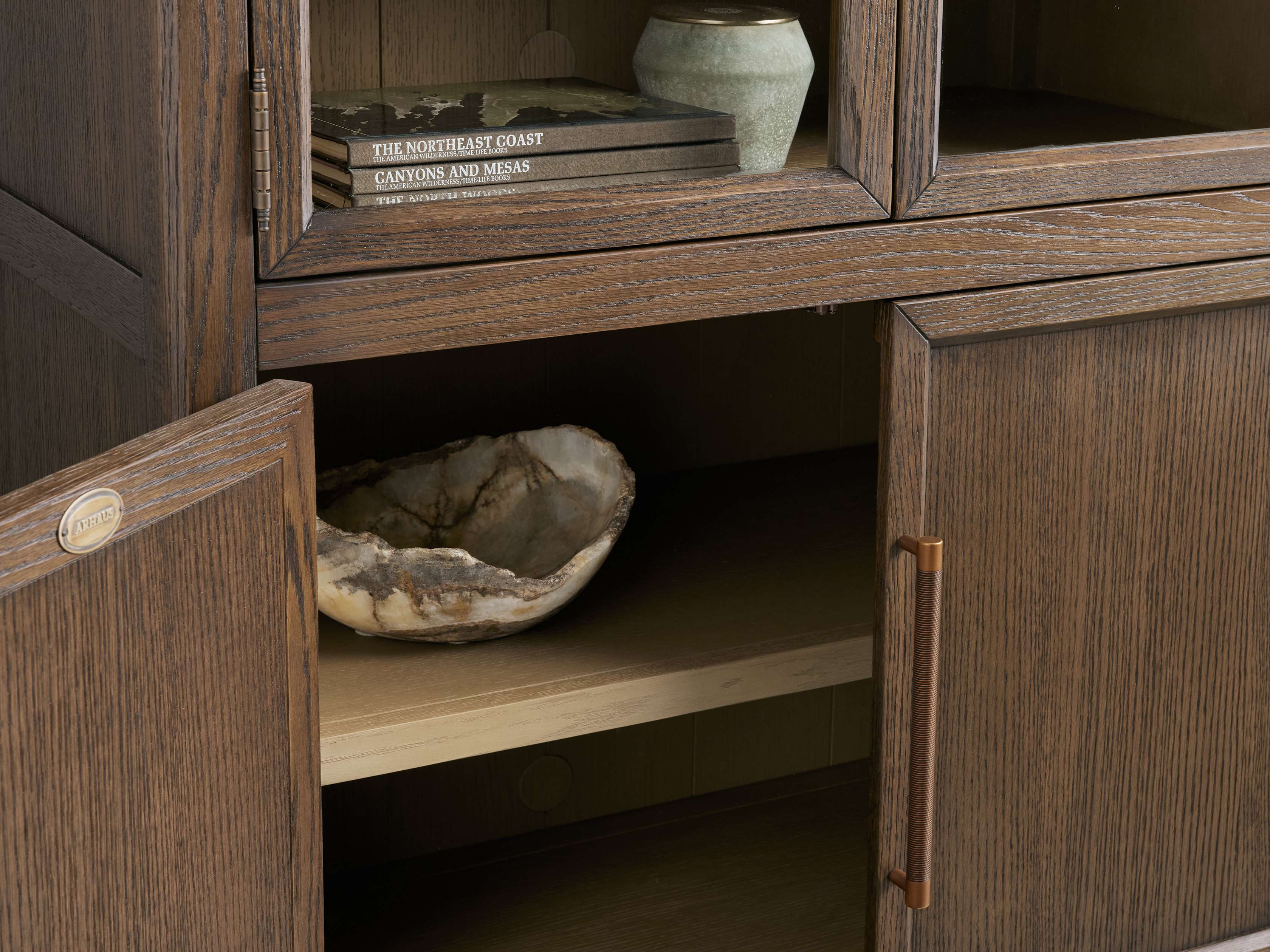 Hattie Squared Glass Cabinet