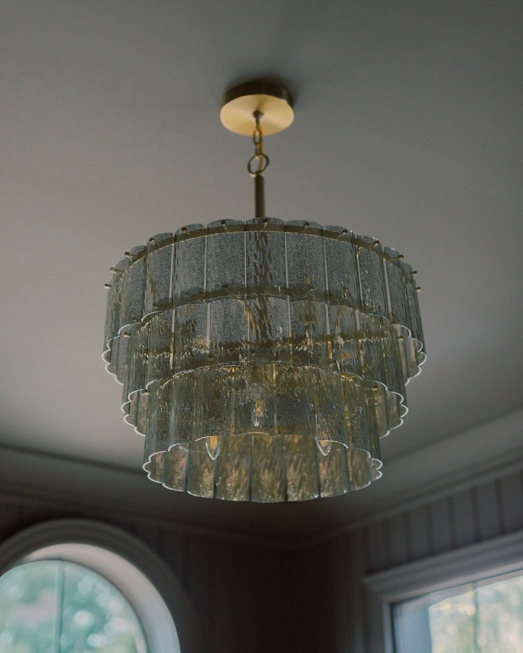 Modern Light Luxury 3 / 4-Layer Round Glass Chandelier