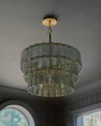 Modern Light Luxury 3 / 4-Layer Round Glass Chandelier