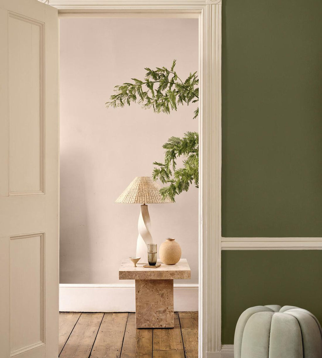 Ceramic Table Lamp with Rattan Shade - Erhaus product image 3