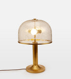 Aged Brass Glass Accent Table Lamp - Erhaus product image 1