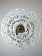 Murano Chandelier – 50 Lattimo Glass – Transparent