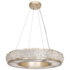 Citrine Halo Crystal Chandelier
