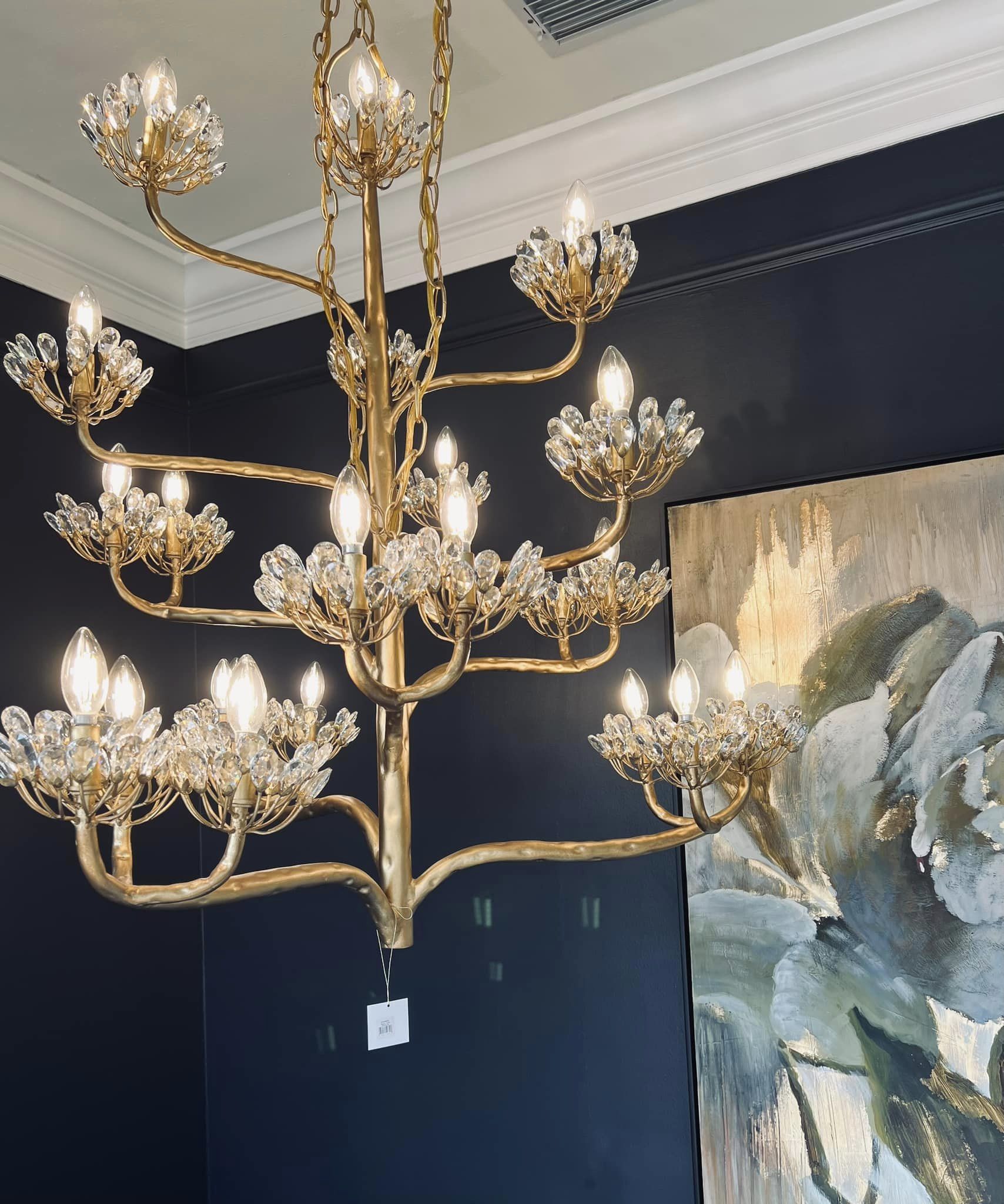 Mina Luxury Branch Flower Chandelier