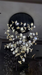 Modern Art Petunia Chandelier for Staircase / foyer / living Room