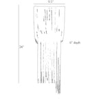 Yale Small Wall Sconce 44323 technical dimension drawing