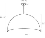 Pascal Pendant 45047 technical dimension drawing