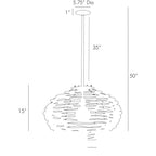 Rook Small Pendant 45101 technical dimension drawing