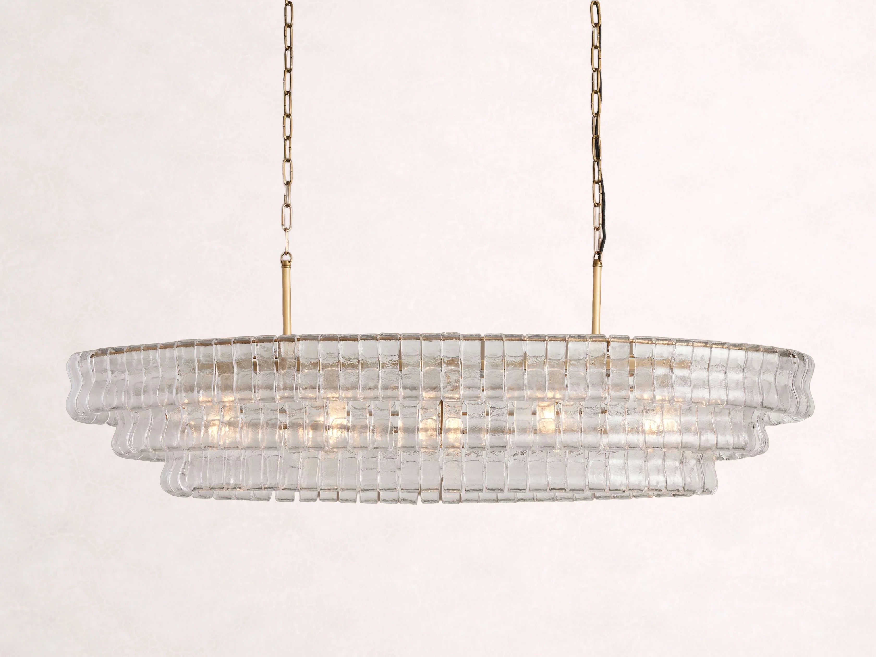 Ghiaccio Oval Chandelier