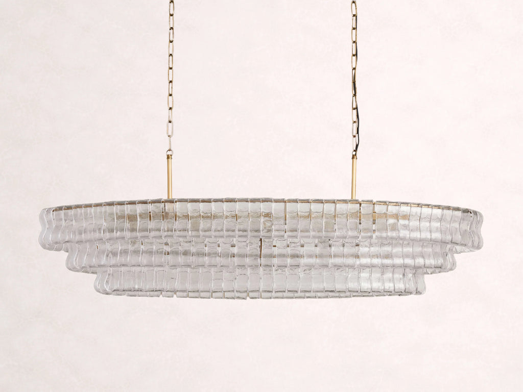 Ghiaccio Oval Chandelier