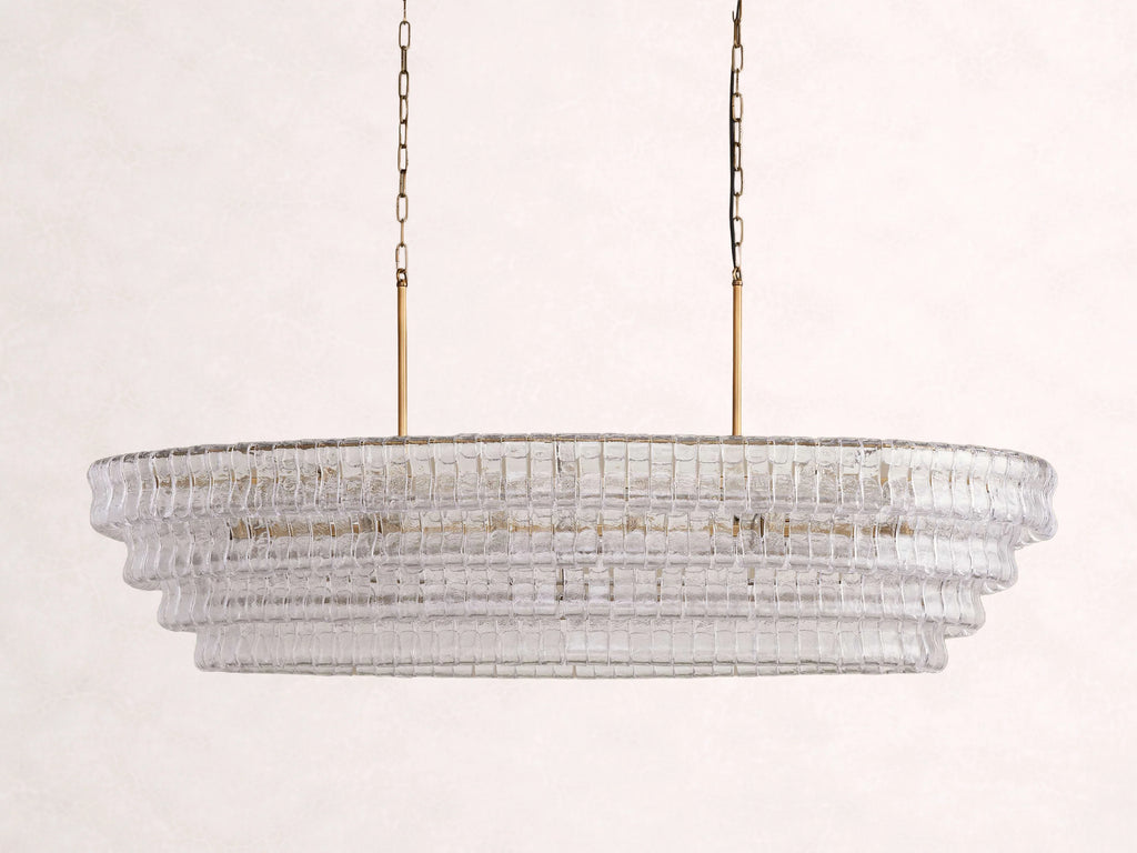Ghiaccio Oval Chandelier