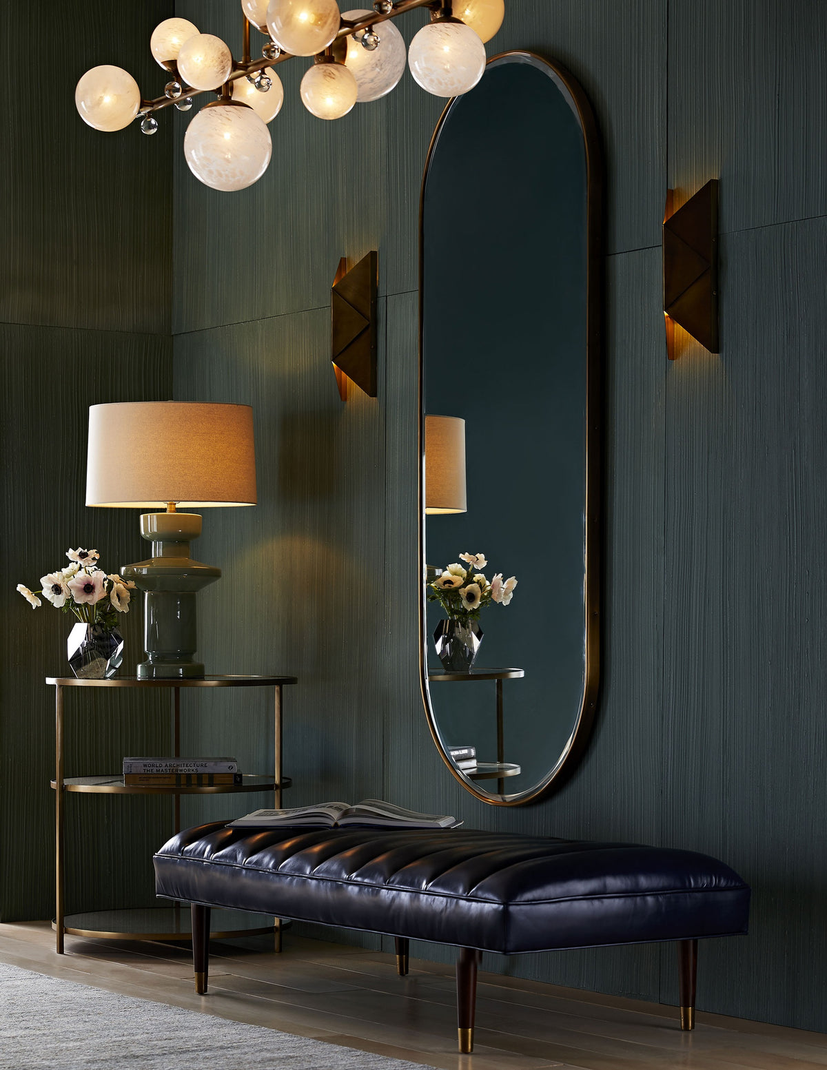 Upson Wall Sconce 46430 room scene