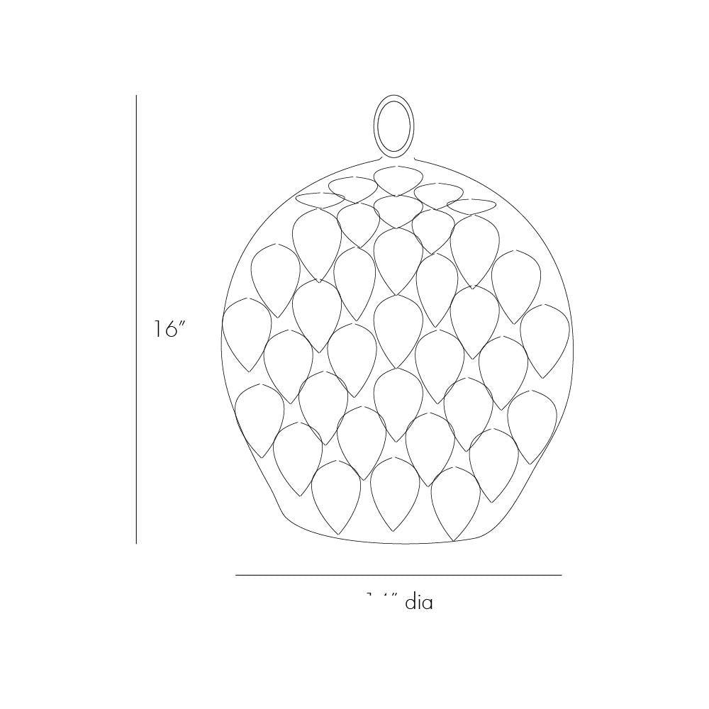 Osgood Pendant 46576 technical dimension drawing
