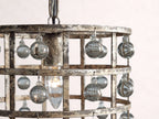 La Cage 12-InchPendant in Silver Clay