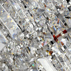 Chrome / Silver / Gold Extra Large Chandelier for Foyer Living Room Staircase Crystal Ceiling Lighting