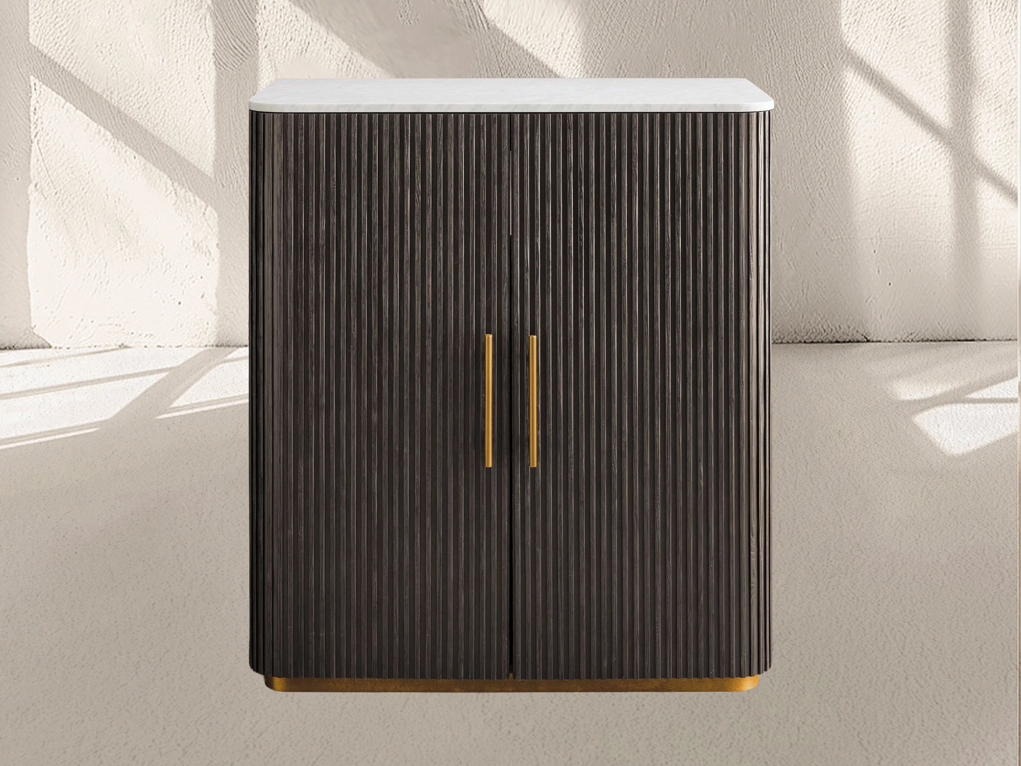 Finnley Plinth Bar Cabinet
