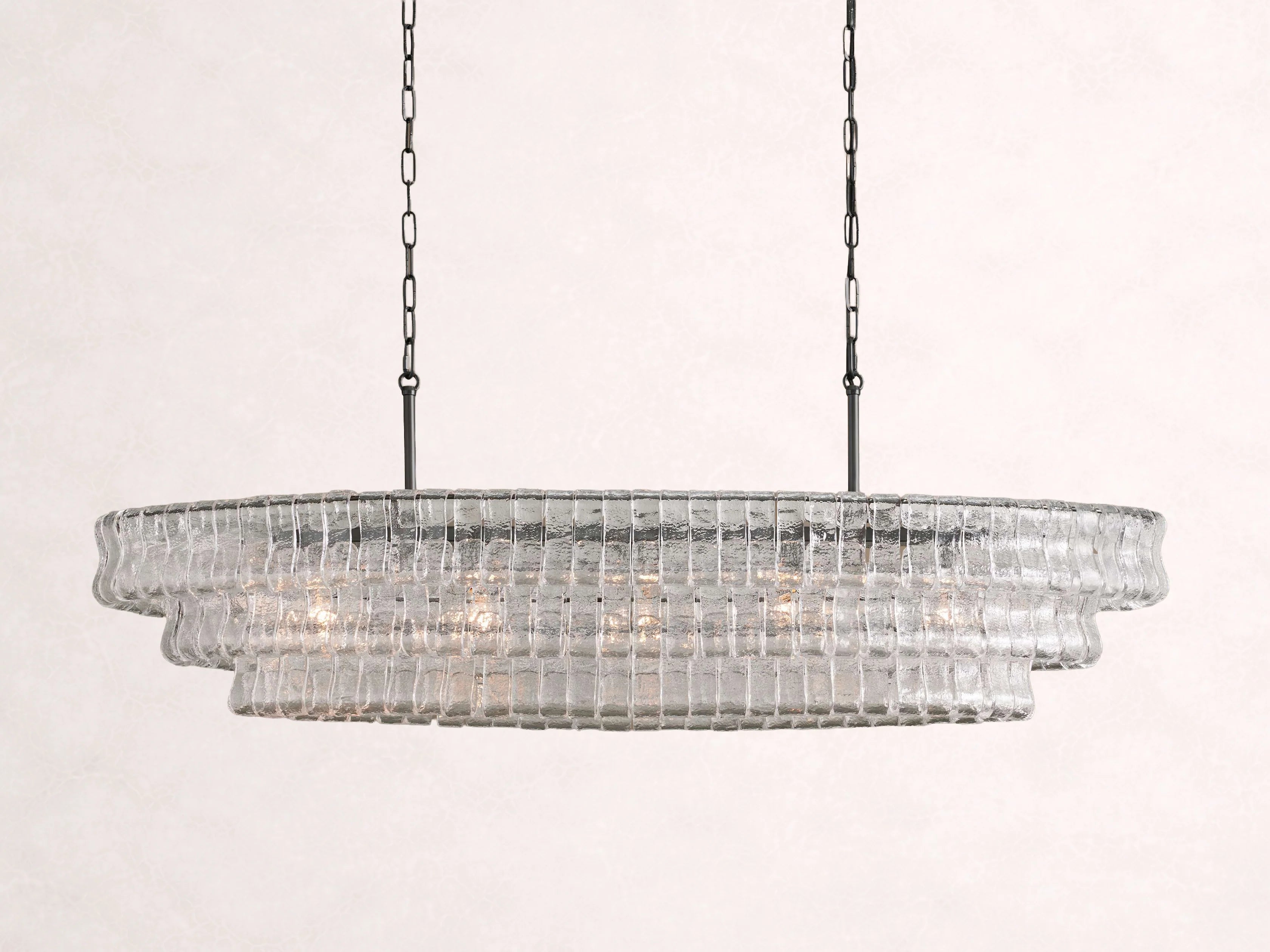 Ghiaccio Oval Chandelier