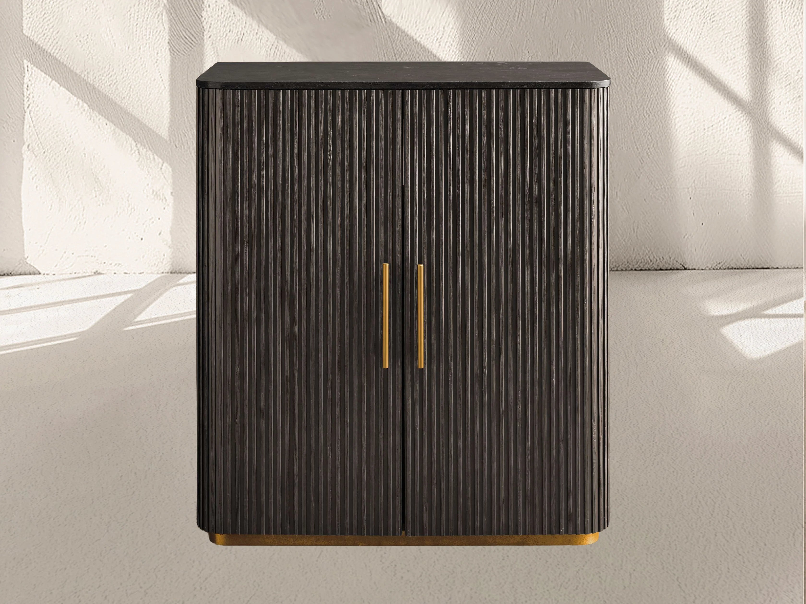 Finnley Plinth Bar Cabinet