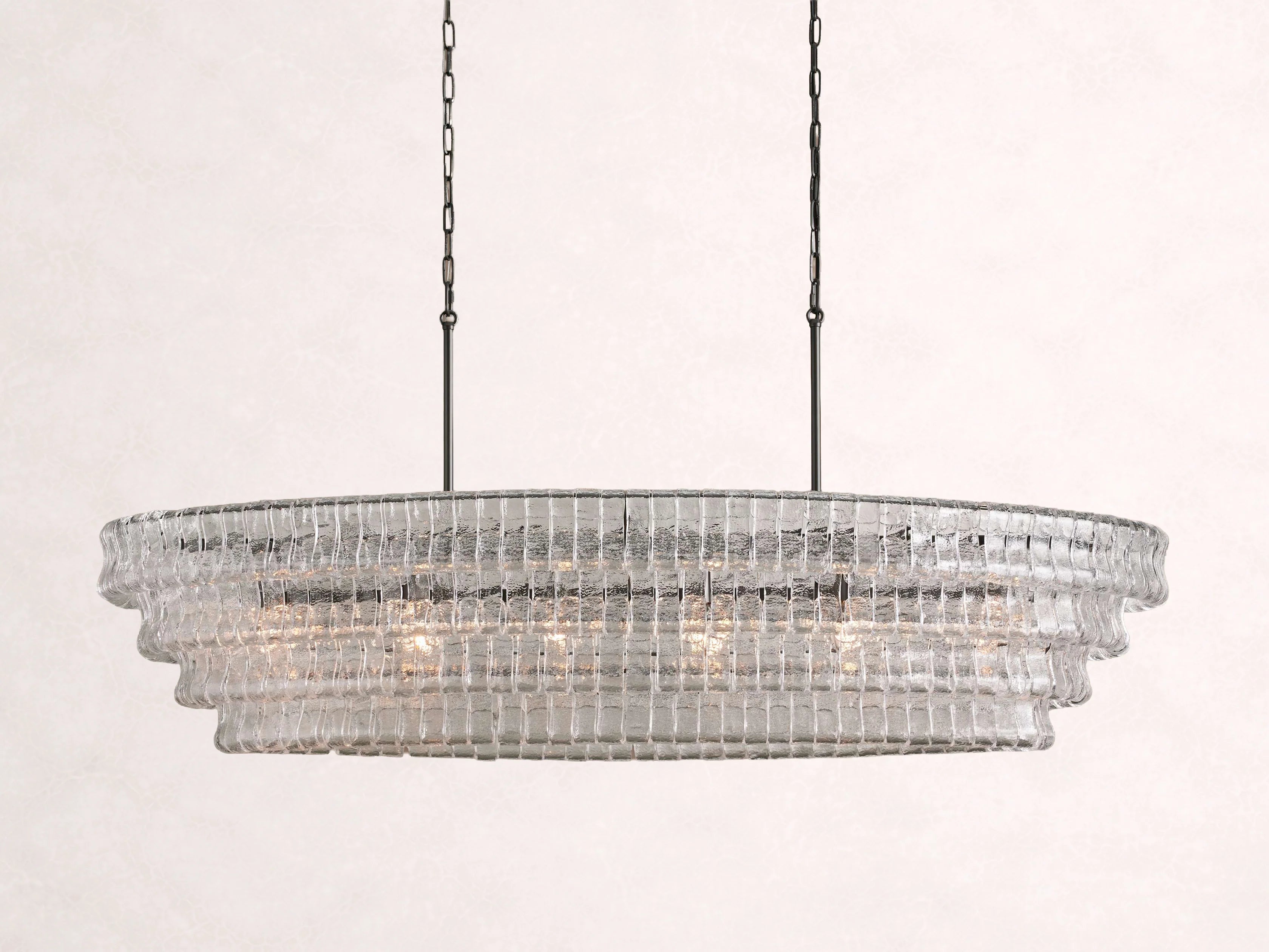 Ghiaccio Oval Chandelier