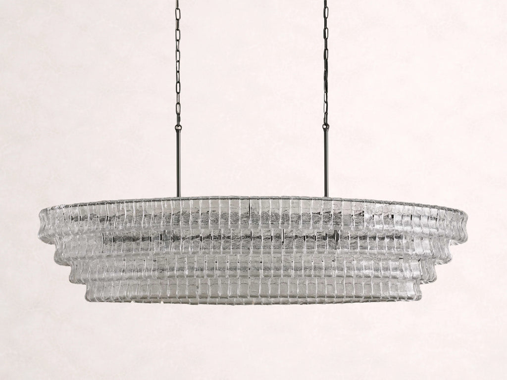 Ghiaccio Oval Chandelier