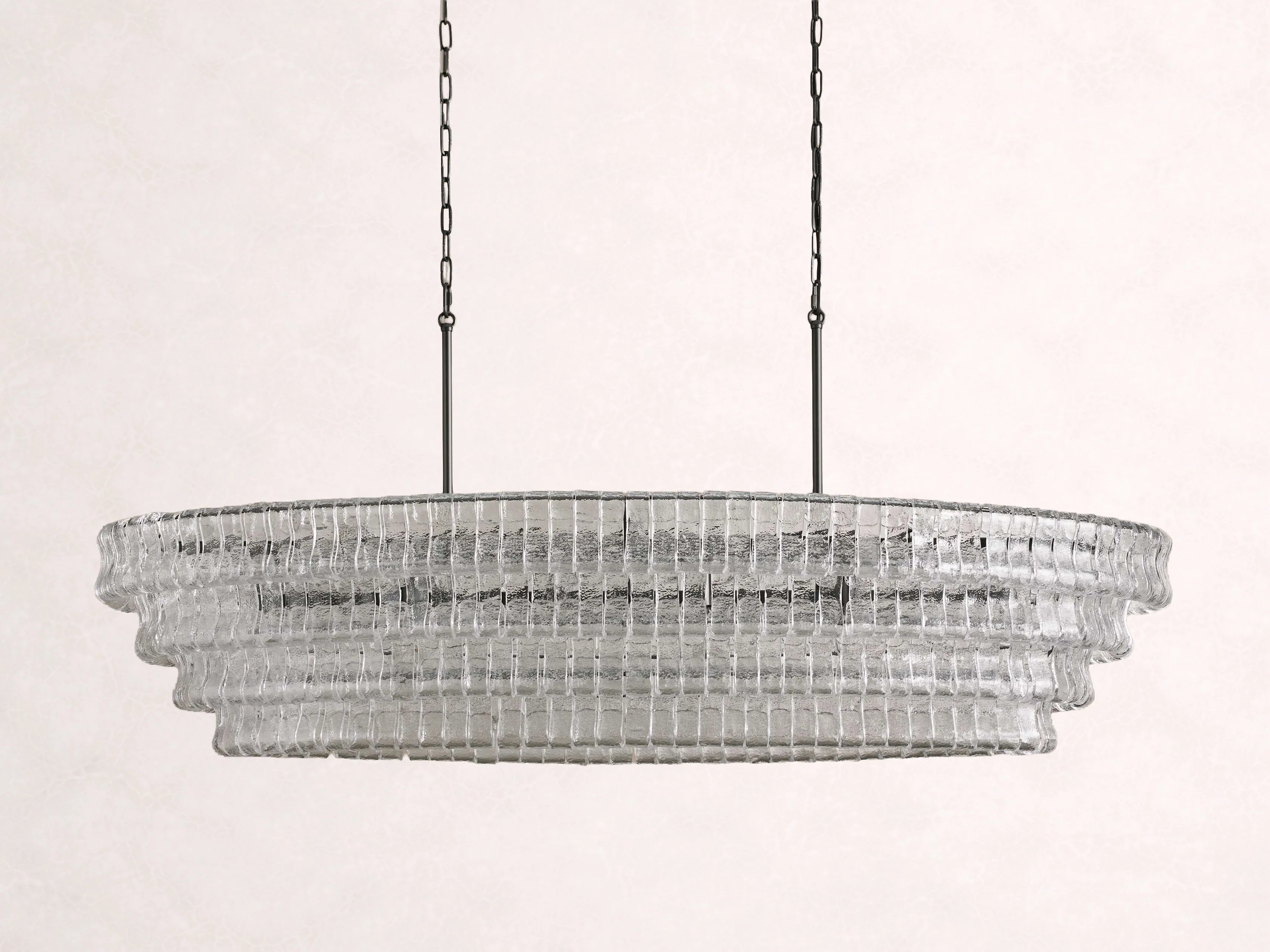 Ghiaccio Oval Chandelier