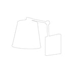 Watson Wall Sconce 49020 technical dimension drawing
