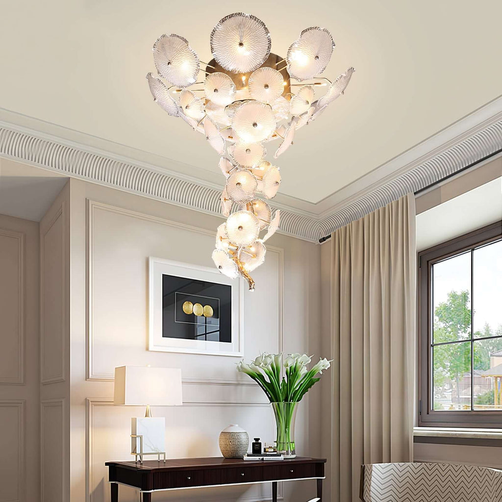 Nenufar Water Lily Branch Chandelier 23.6-Inch31.5"