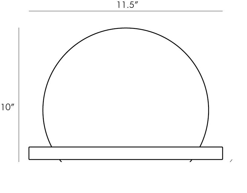 Savion Wall Sconce 49240 technical dimension drawing