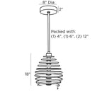 Penelope Pendant 49522 technical dimension drawing