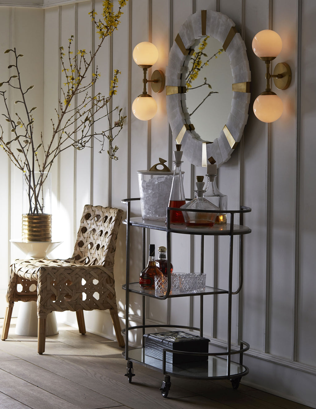 Polaris Wall Sconce 49961 room scene