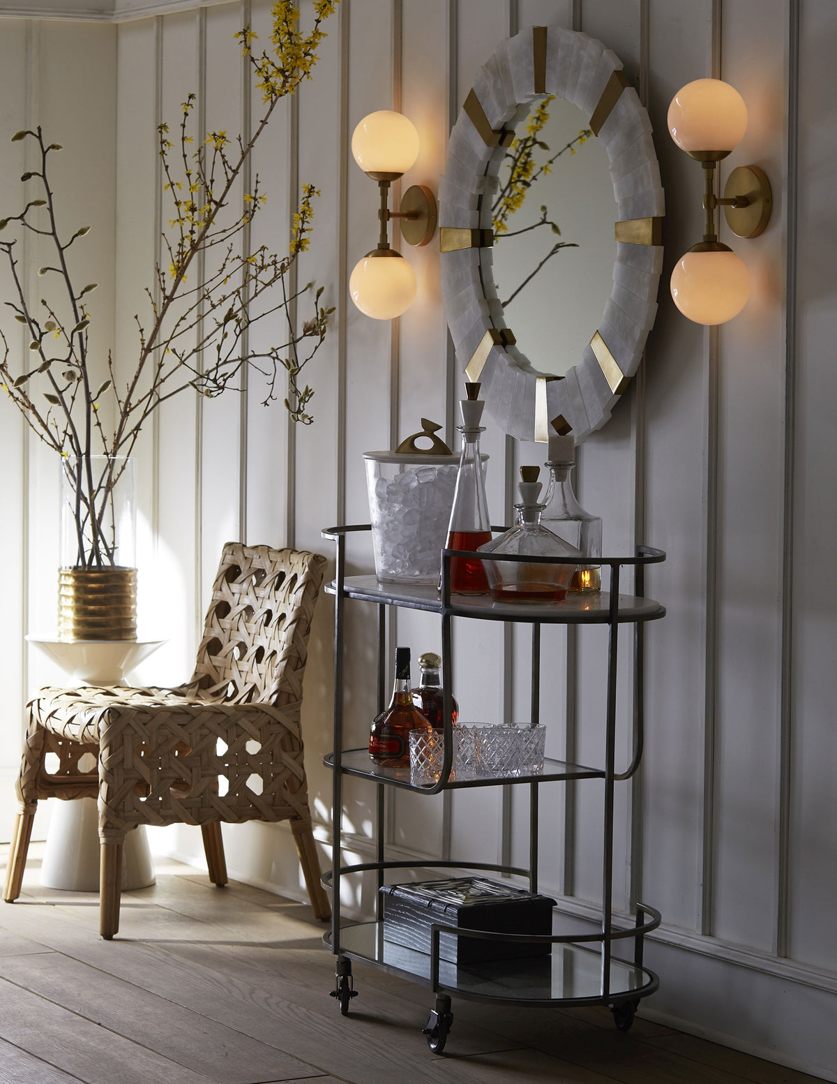 Polaris Wall Sconce 49961 room scene