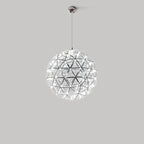 Round Starry Sky Chandelier Light Fire Ball Ceiling Lighting for Living Room / cottage / high-Ceiling