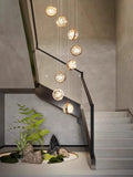 Reina Crystal Long Chandelier