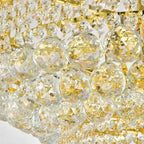 Kaler Elegant Luxury Living Room Three Tier Crystal Chandelier 30-Inch