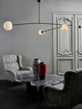 Alabaster Triple Mobile Chandelier